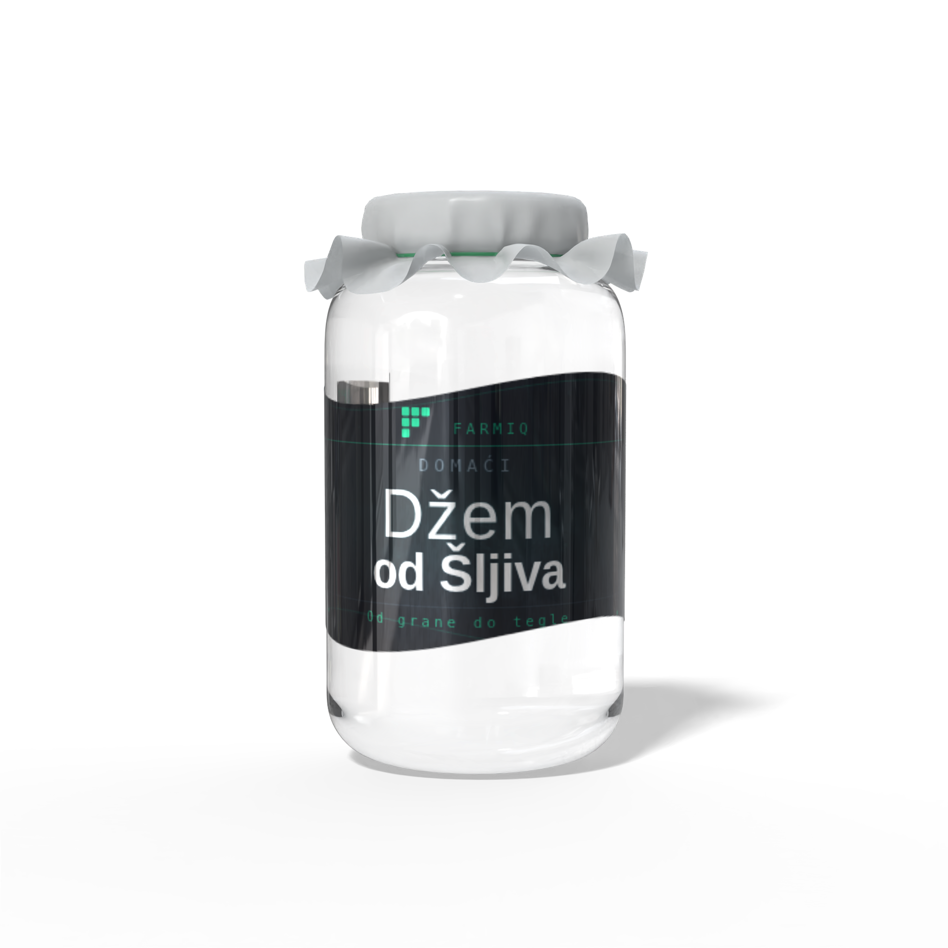 Džem od šljiva — etiketa